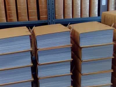 Protocolos notariales encuadernados por Vigoarte en Vigo